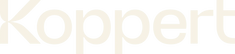 Koppert logo in off-white colour