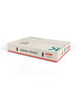 Large, thin white box of 250 spidex-boost sachets