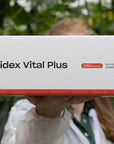 A white and orange box labeled 'Spidex Vital Plus' by Koppert
