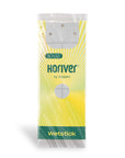 Packaged sticky pads with yellow and green design