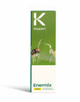Emballage de Koppert Enermix 3000 avec des images d'insectes sur fond vert
