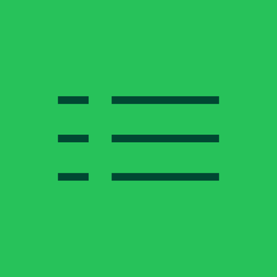 Green background with black horizontal lines