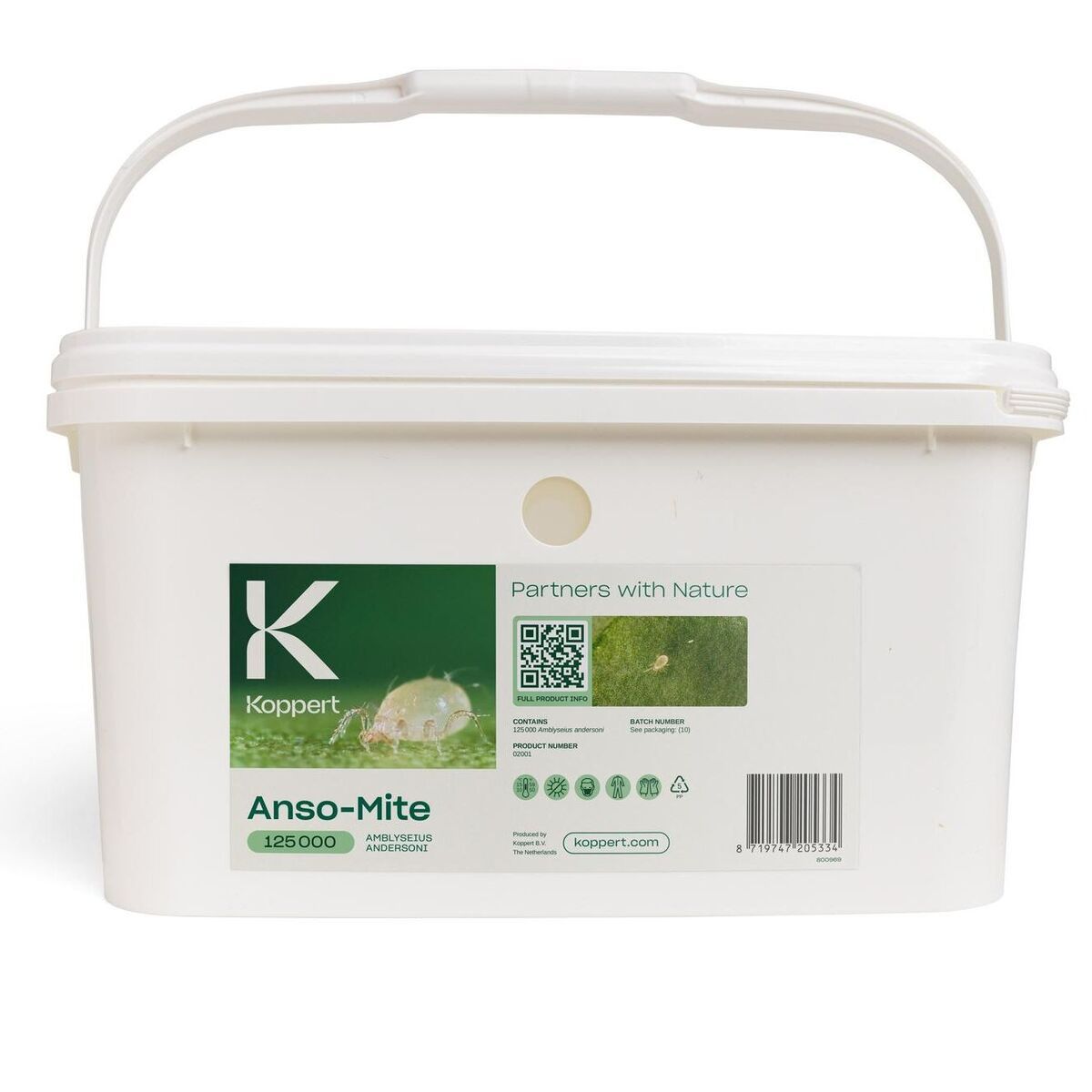 Anso-Mite, grand seau de 125 000