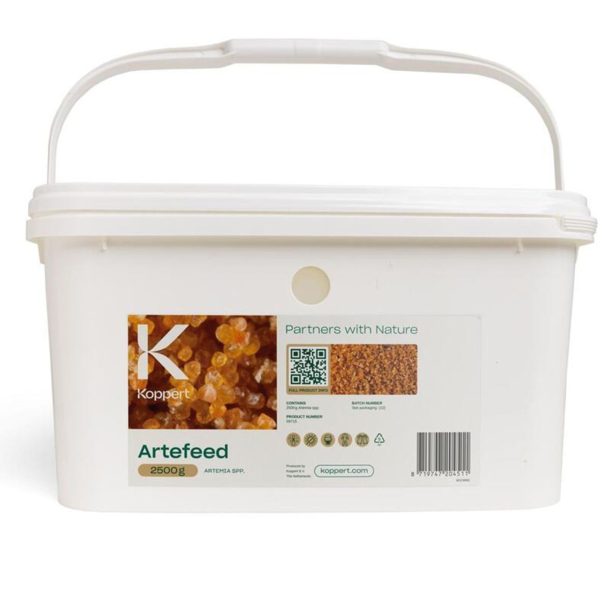large bucket of artefeed 2500, 6l