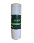 A white cardboard cylinder with a label that includes the text 'ATHETA'