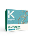 A box of Entonem by Koppert, containing Steinernema feltiae nematodes for pest control.