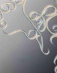 Larvanem nematodes under a microscope