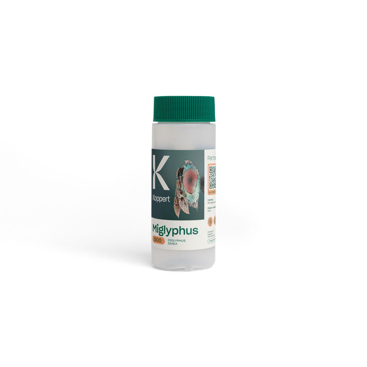 Small bottle of miglyphus