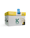 Produit emballé, étiqueté Natupol Excel par Koppert, contenant des bourdons pour la pollinisation des serres.