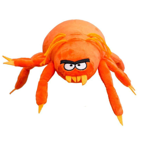 Phytoseiulus persimilis stuffed animal plush, orange 