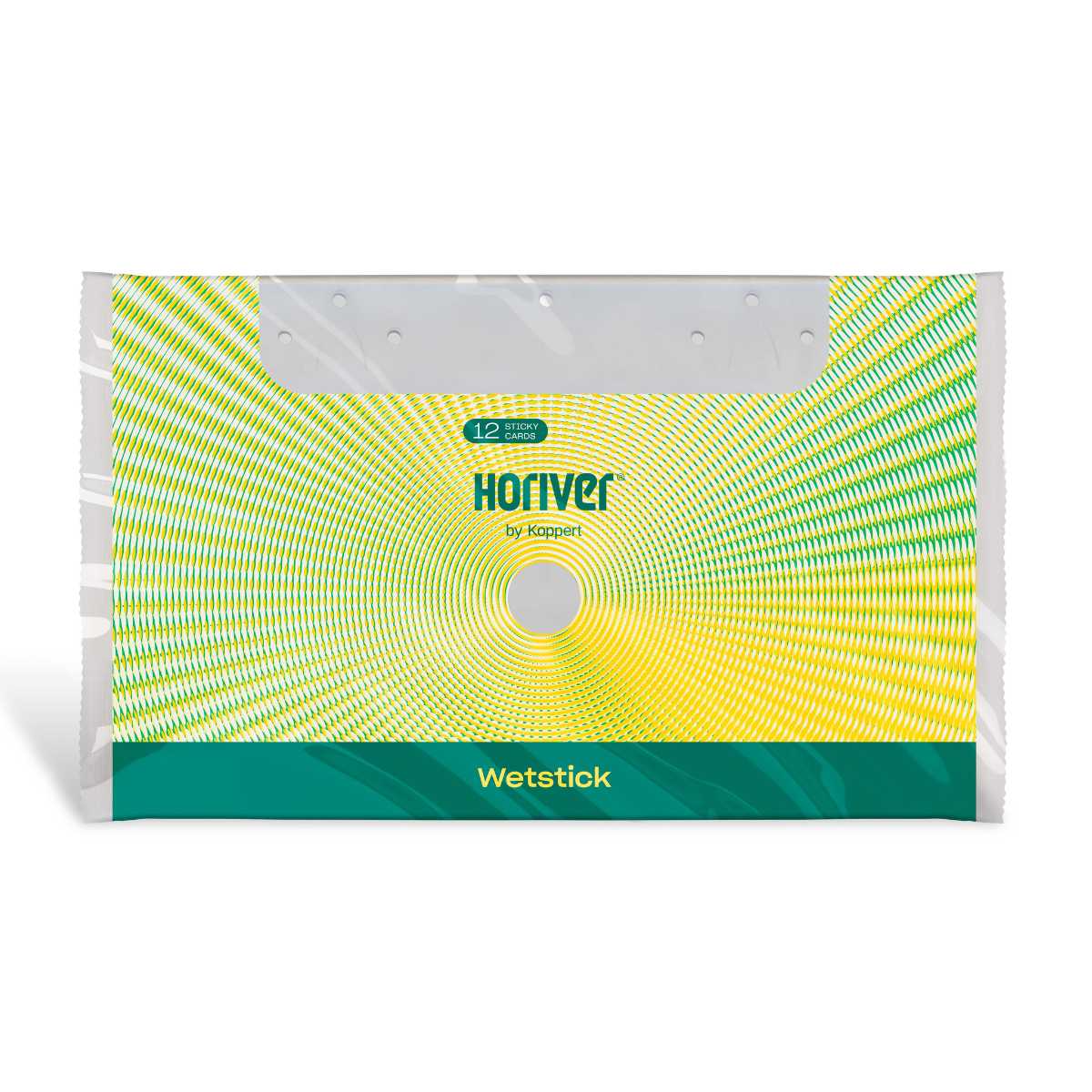 Emballage des cartes Horiver Wetstick avec des pièges collants blancs, marque visible