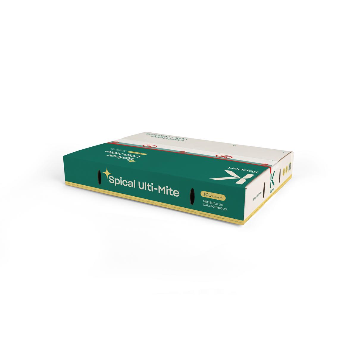 Boîte de Spical Ulti-Mite de petit format, 100g, vert et blanc